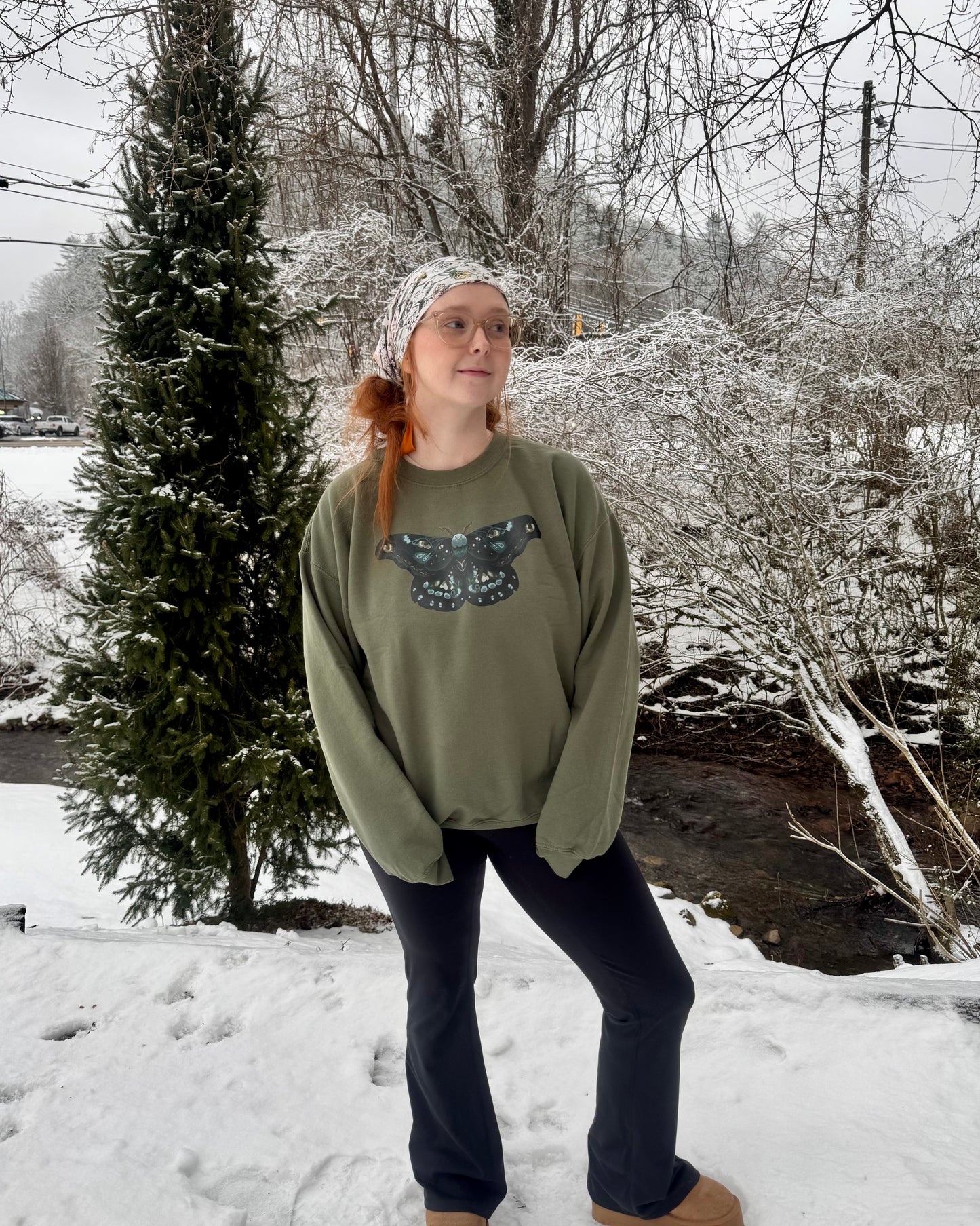 Local Artist Moth Sweatshirt