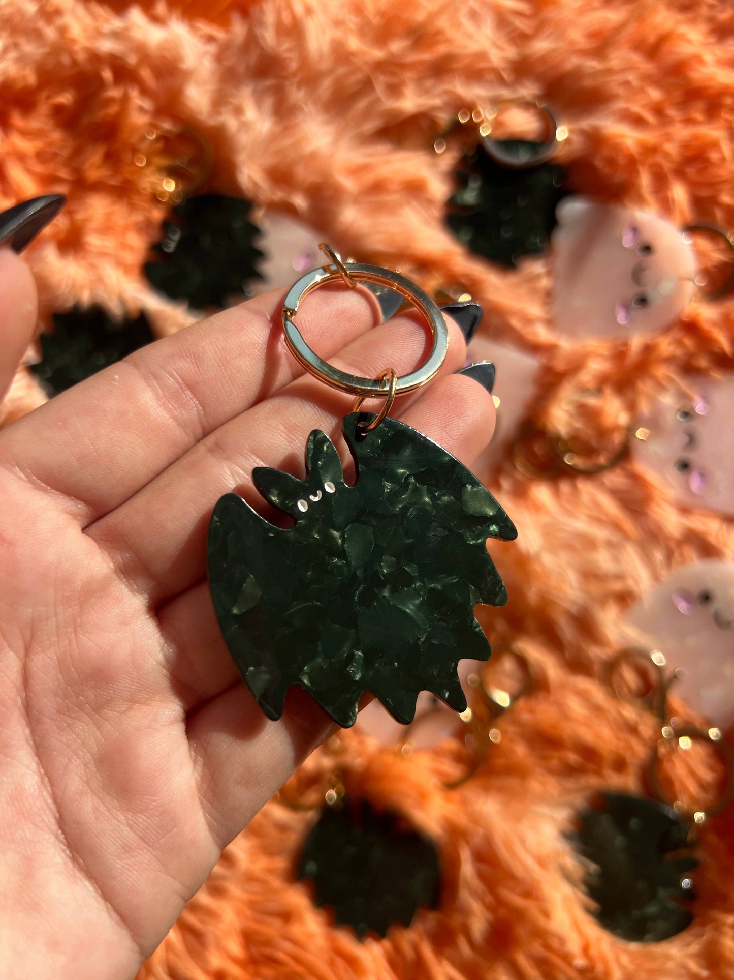Bat Acrylic Keychain