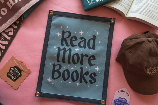 Read More Books Felt Banner