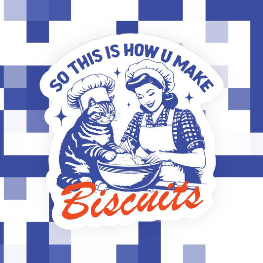 Cat Biscuits Sticker