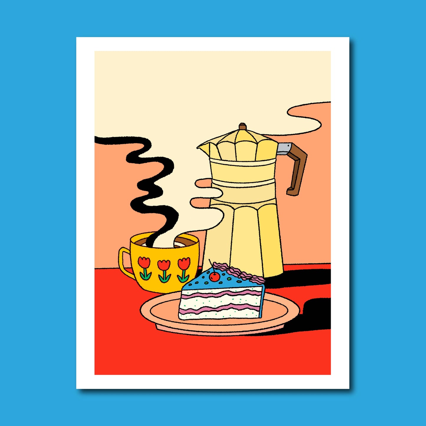 Coffee Still Life 5x7 Art Print