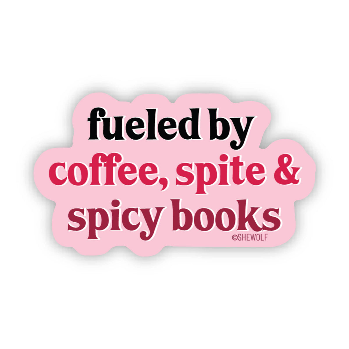 Coffee, Spite & Books Sticker