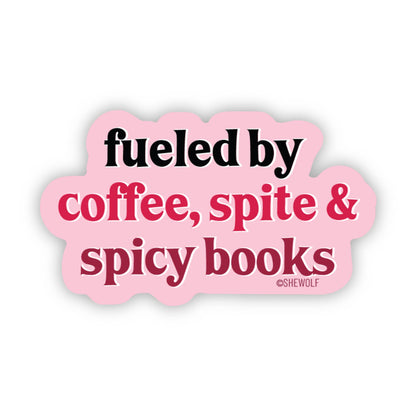 Coffee, Spite & Books Sticker