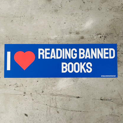 Banned Books Bumper Sticker