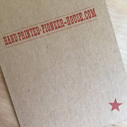 Hillbilly Fever Letterpress Paper Sign