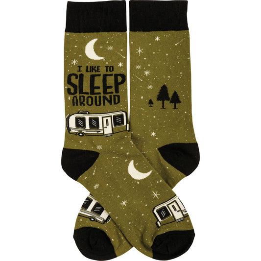I Like To Sleep Around Socks