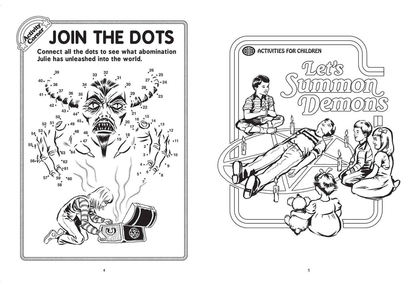 Let's Summon Demons Coloring Book
