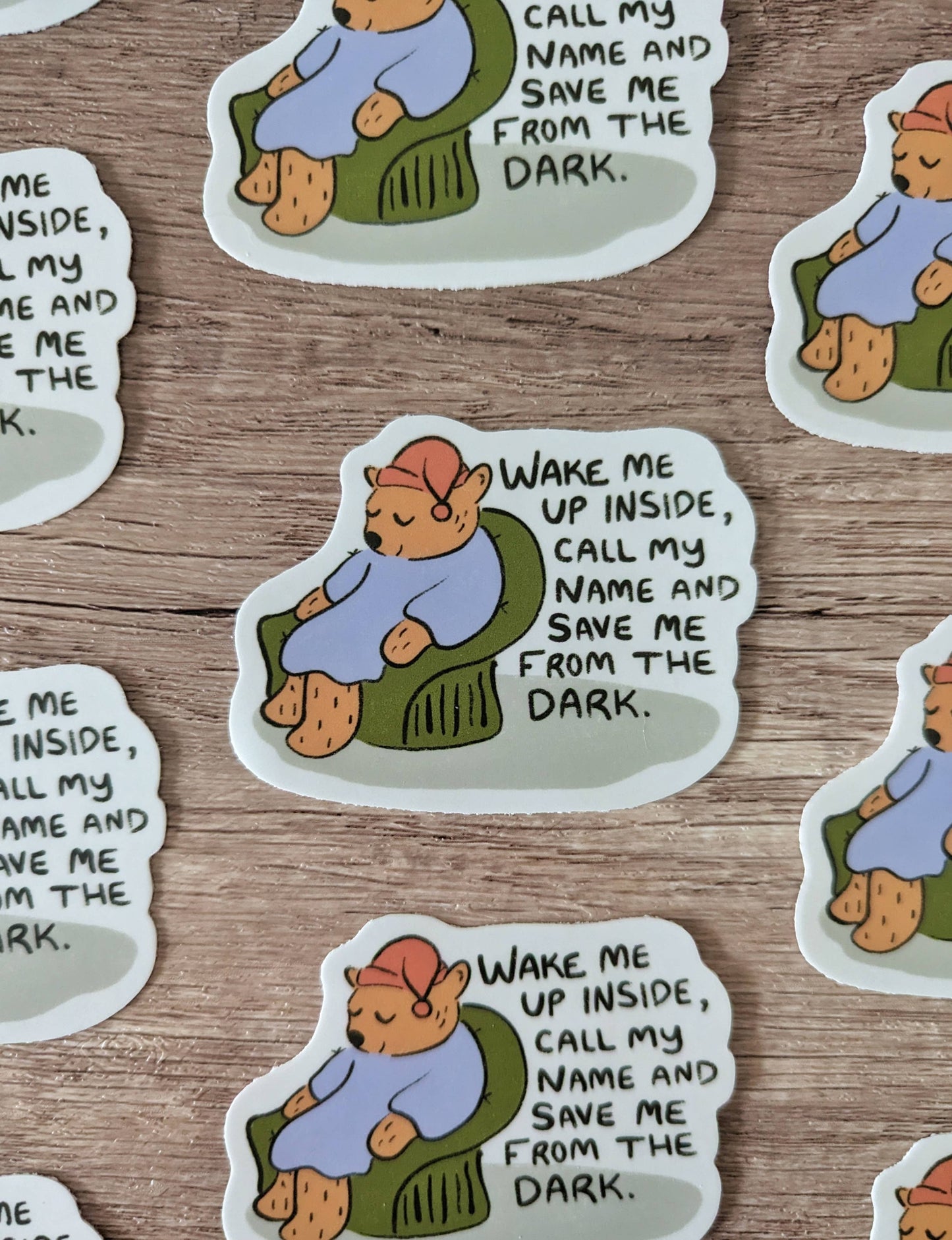Wake Me Up Sticker