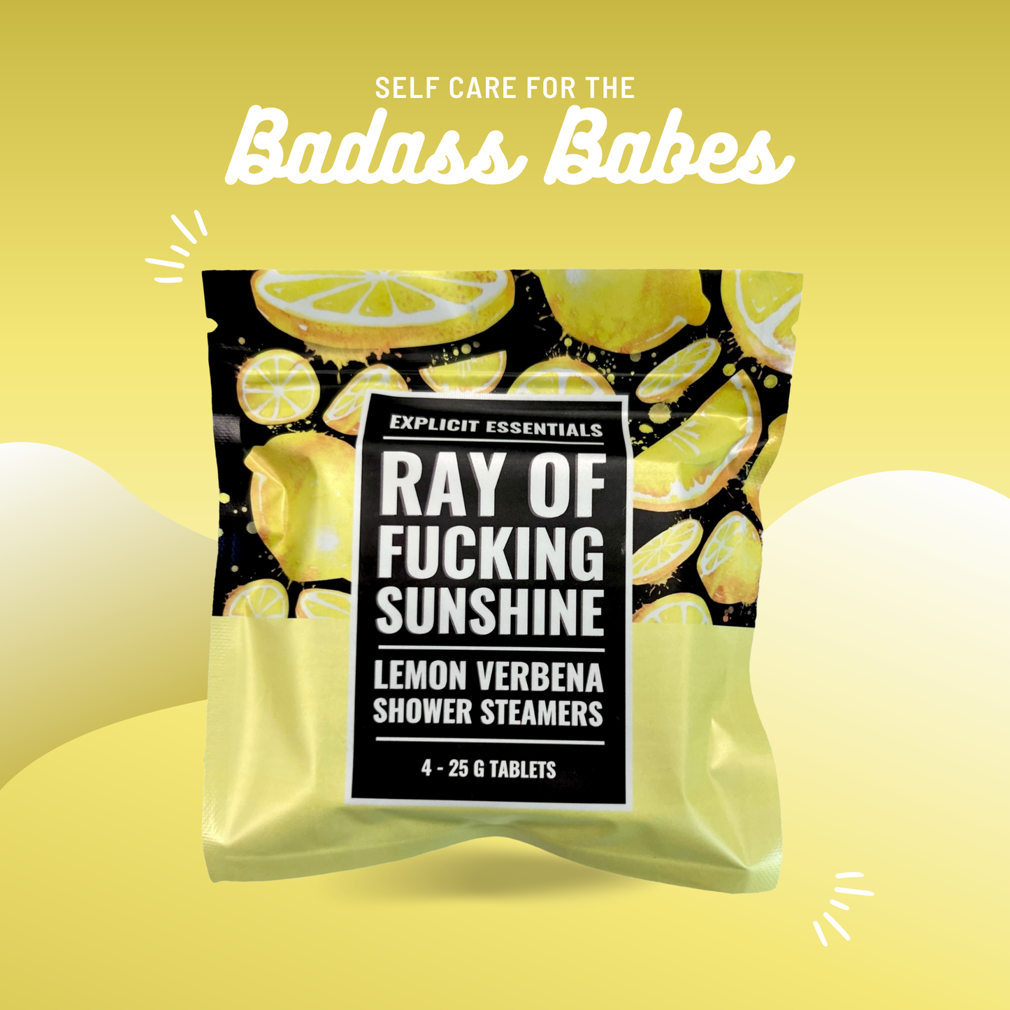 Ray of Sunshine Lemon Verbena Shower Steamers
