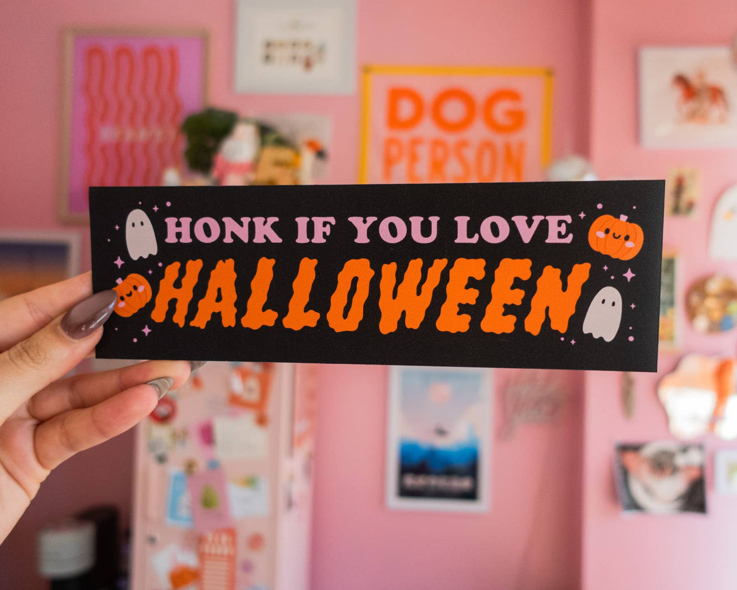 Honk if You Love Halloween Bumper Magnet