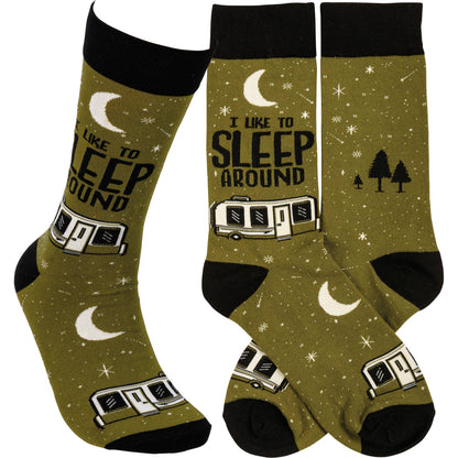 I Like To Sleep Around Socks