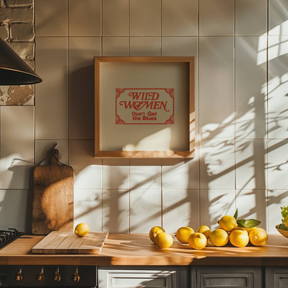 Wild Women 8x8 Art Print