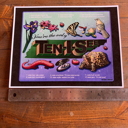 Only Ten I See Tennessee Print