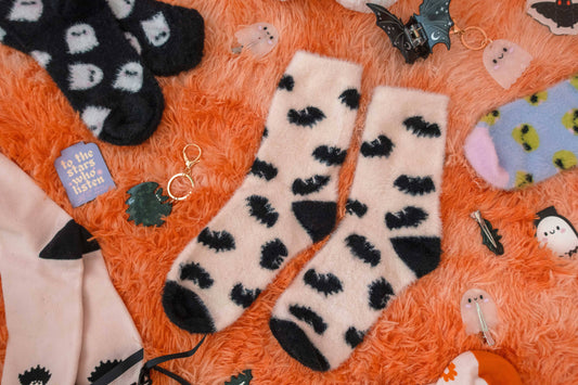 It's Bats Fuzzy Socks