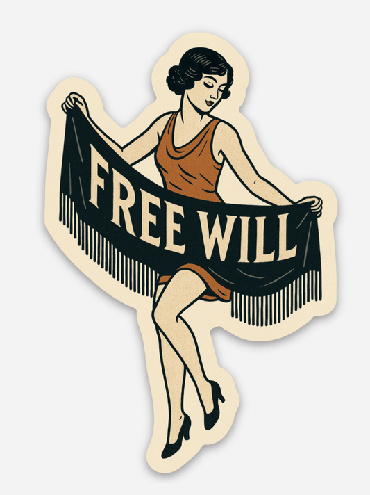 Free Will Sticker 