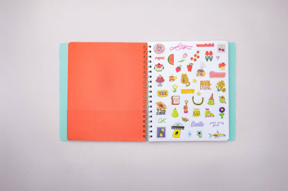 Cherries and Strawberries Undated Weekly Planner