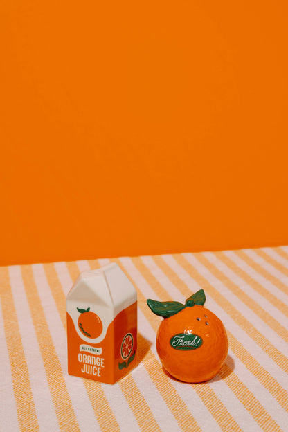 Orange Juice Salt and Pepper Shakers