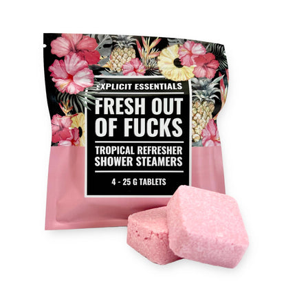 Fresh Outta Fs Grapefruit|Hibiscus Shower Steamers