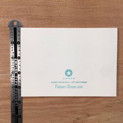 Great Smoky Mountains Letterpress Greeting Card