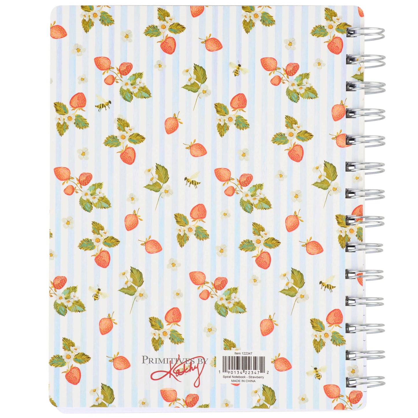 Strawberry Spiral Notebook