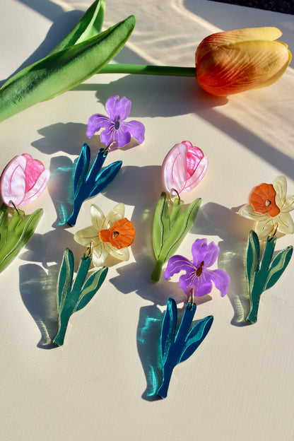 Iris Earrings