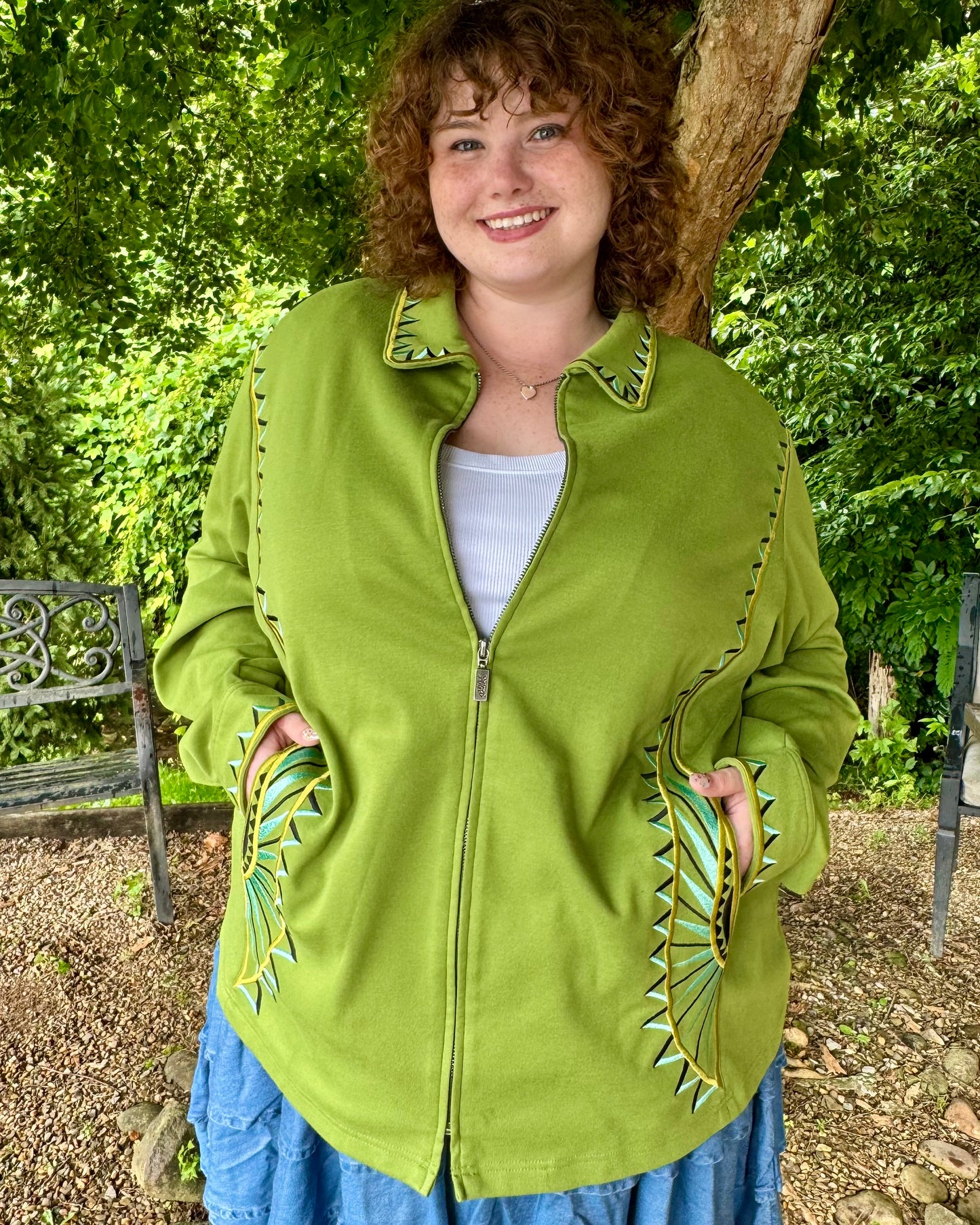 Bob Mackie Zip Up 3X Vintage