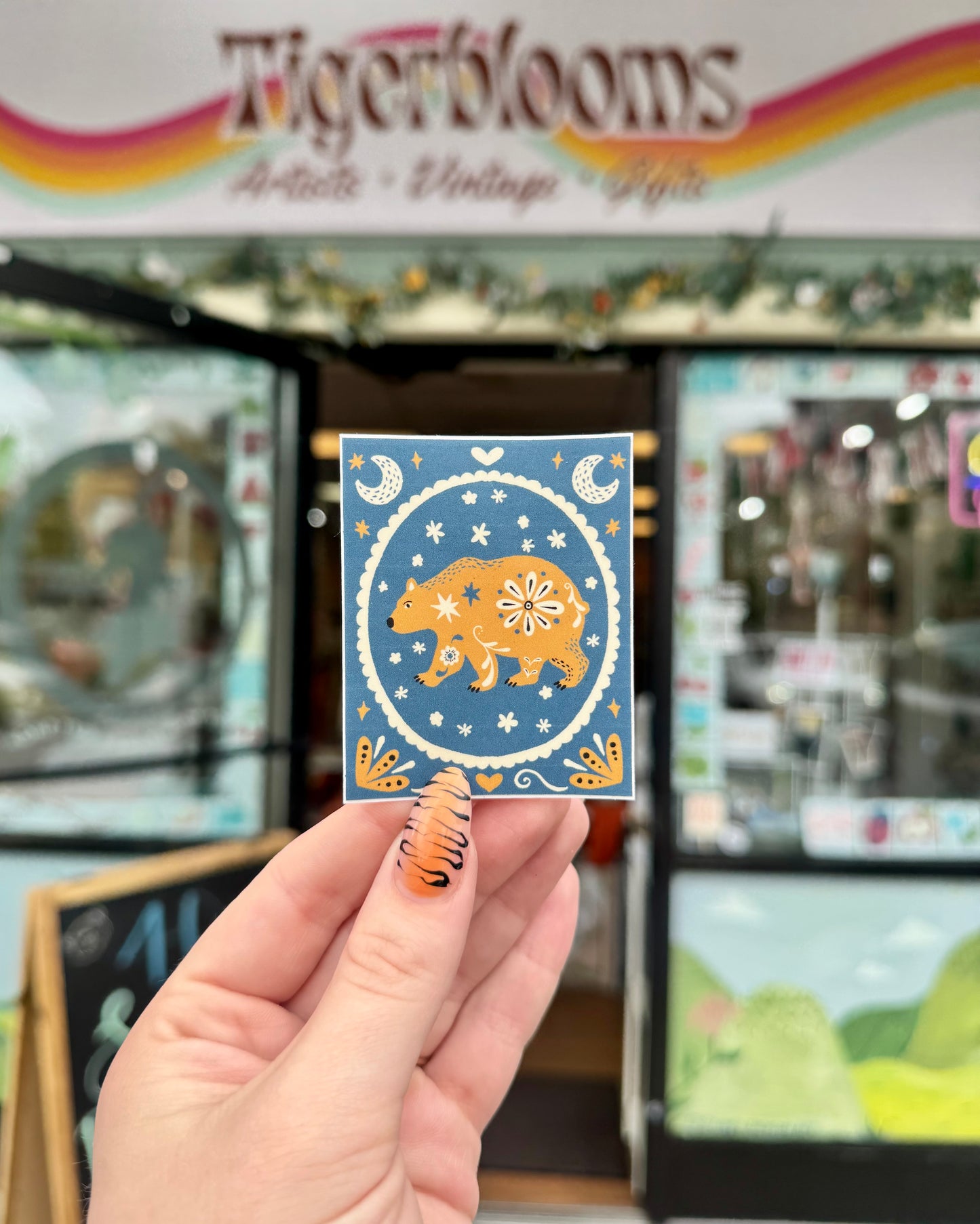 Mystical Bear Sticker