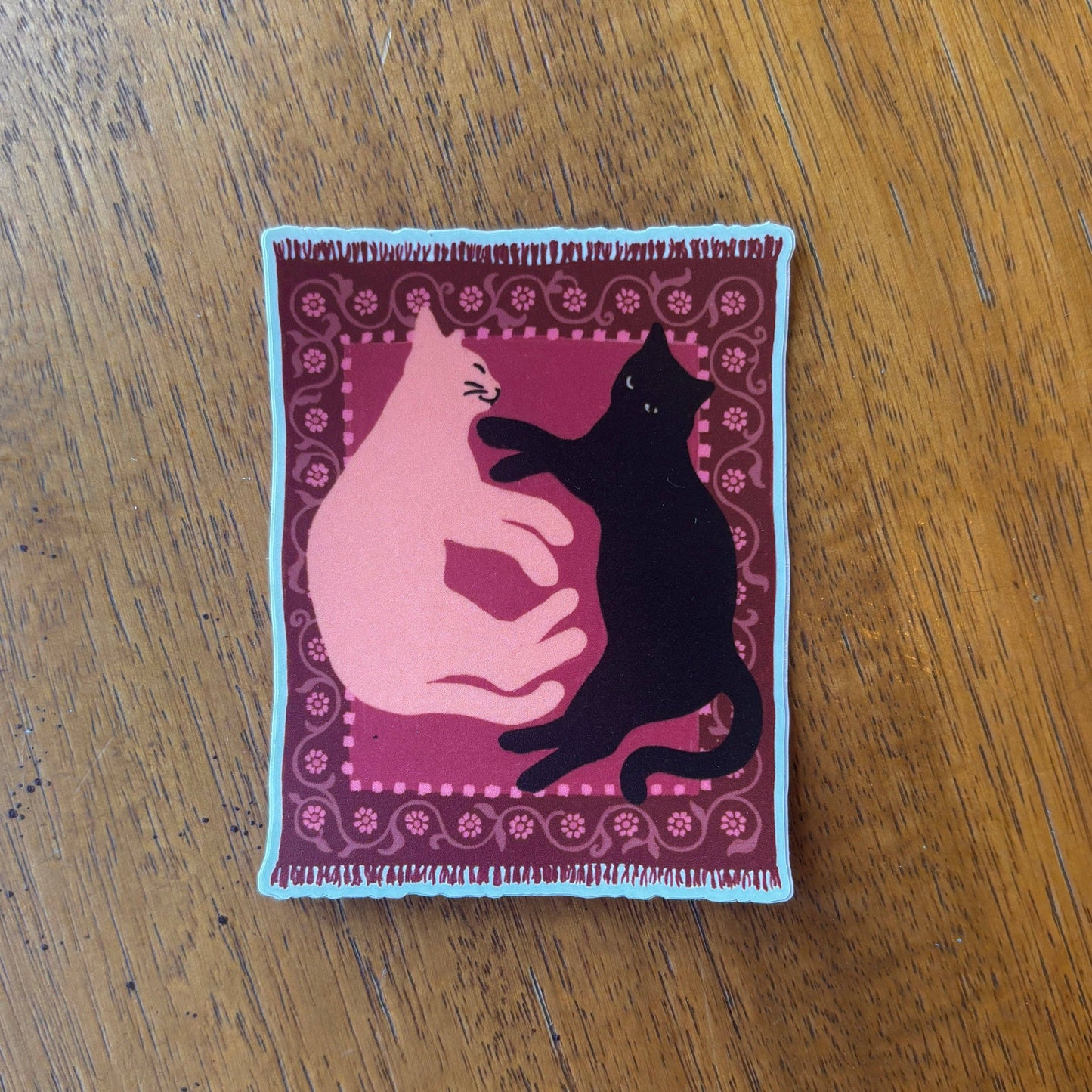 Cat Rug Sticker