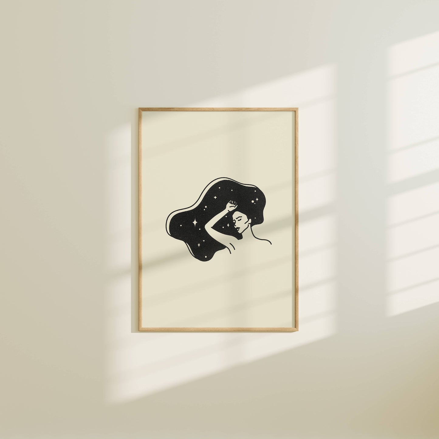 Starry Girl 5x7 Art Print