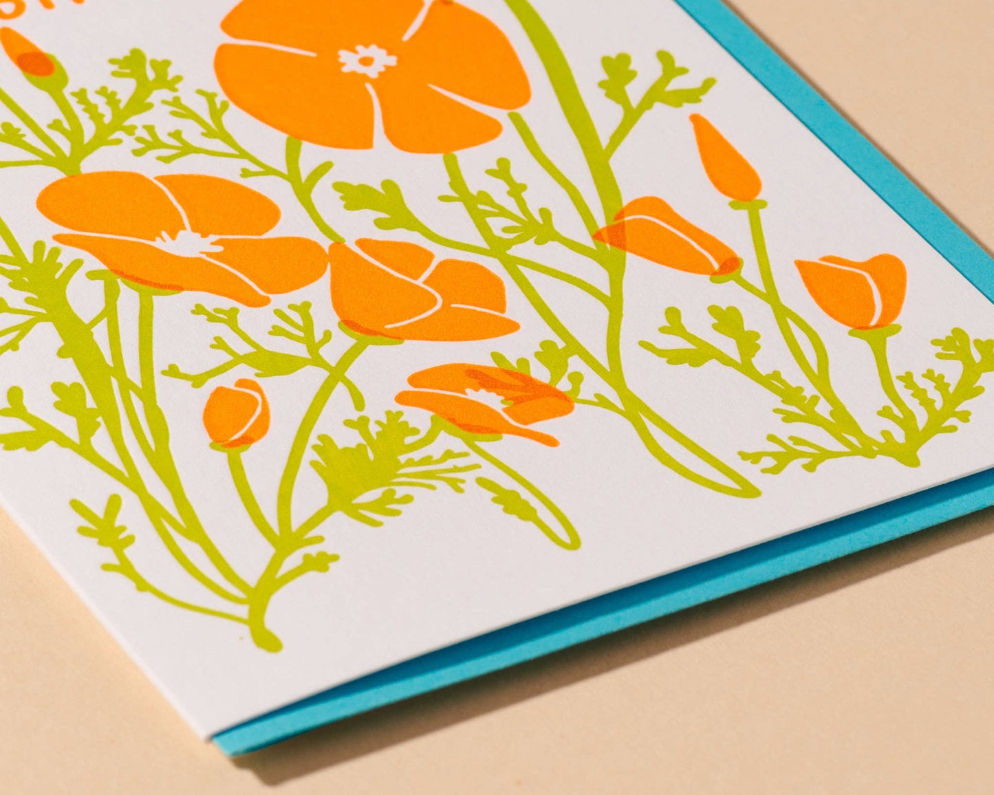 Poppy Birthday Card