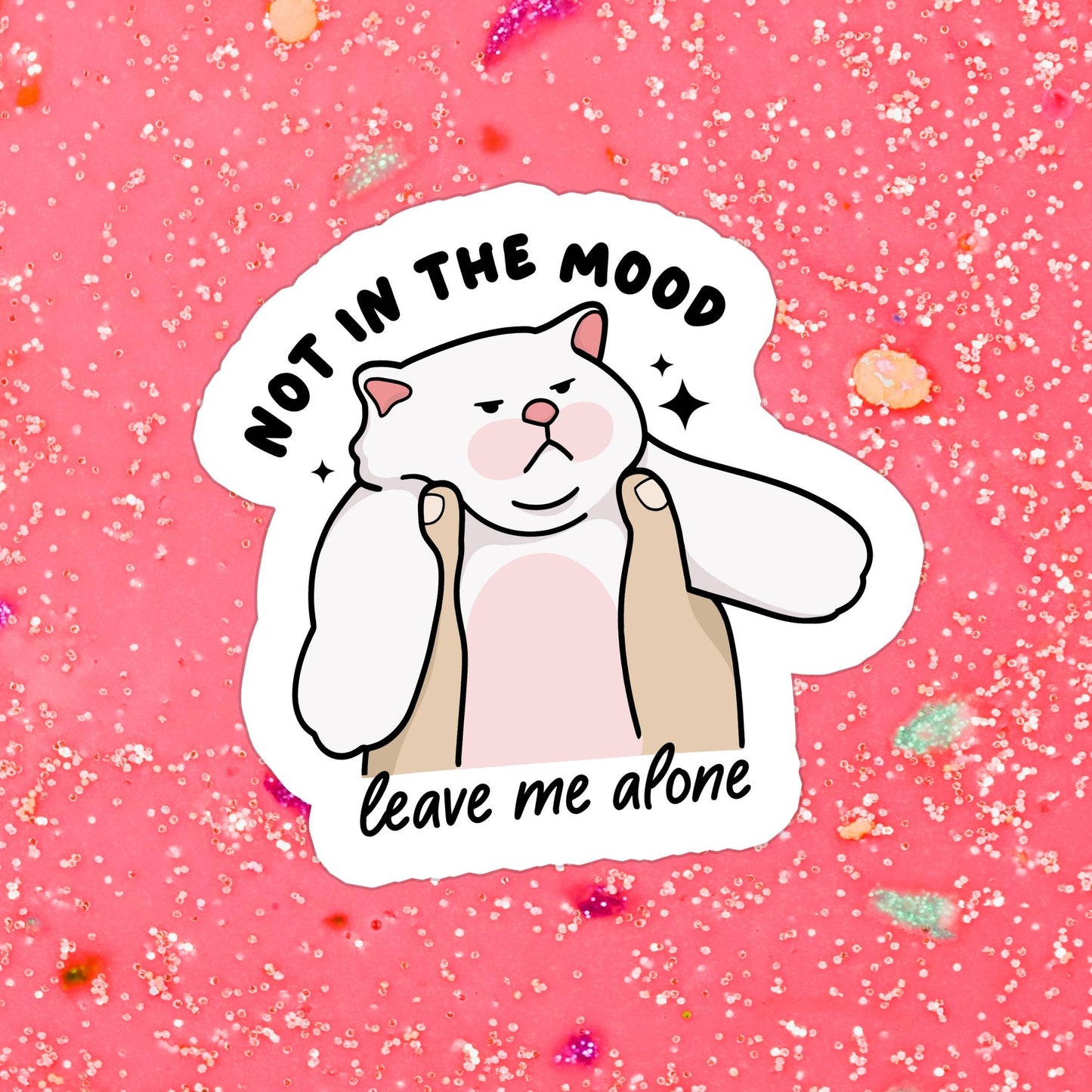 Leave Me Alone Sticker