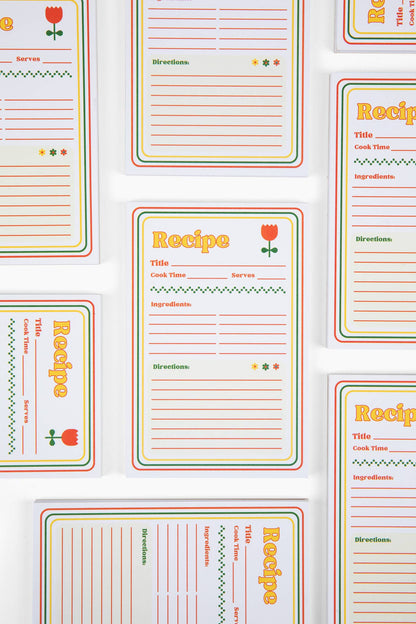 70s Recipe Notepad