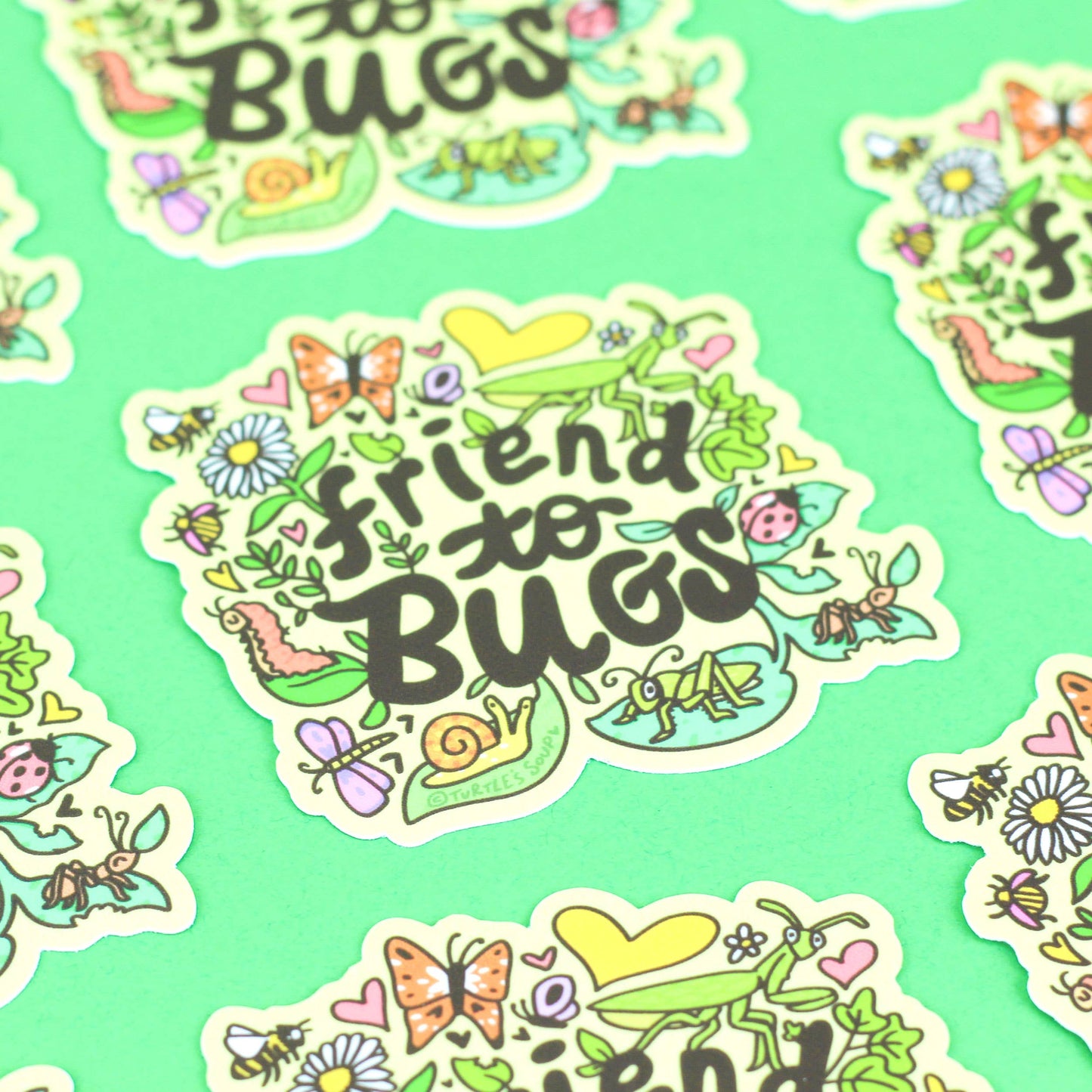 Friend To Bugs Sticker
