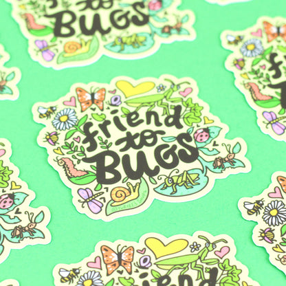 Friend To Bugs Sticker