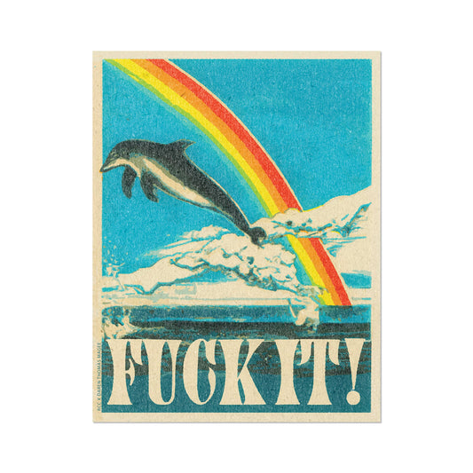 Dolphin F It Sticker