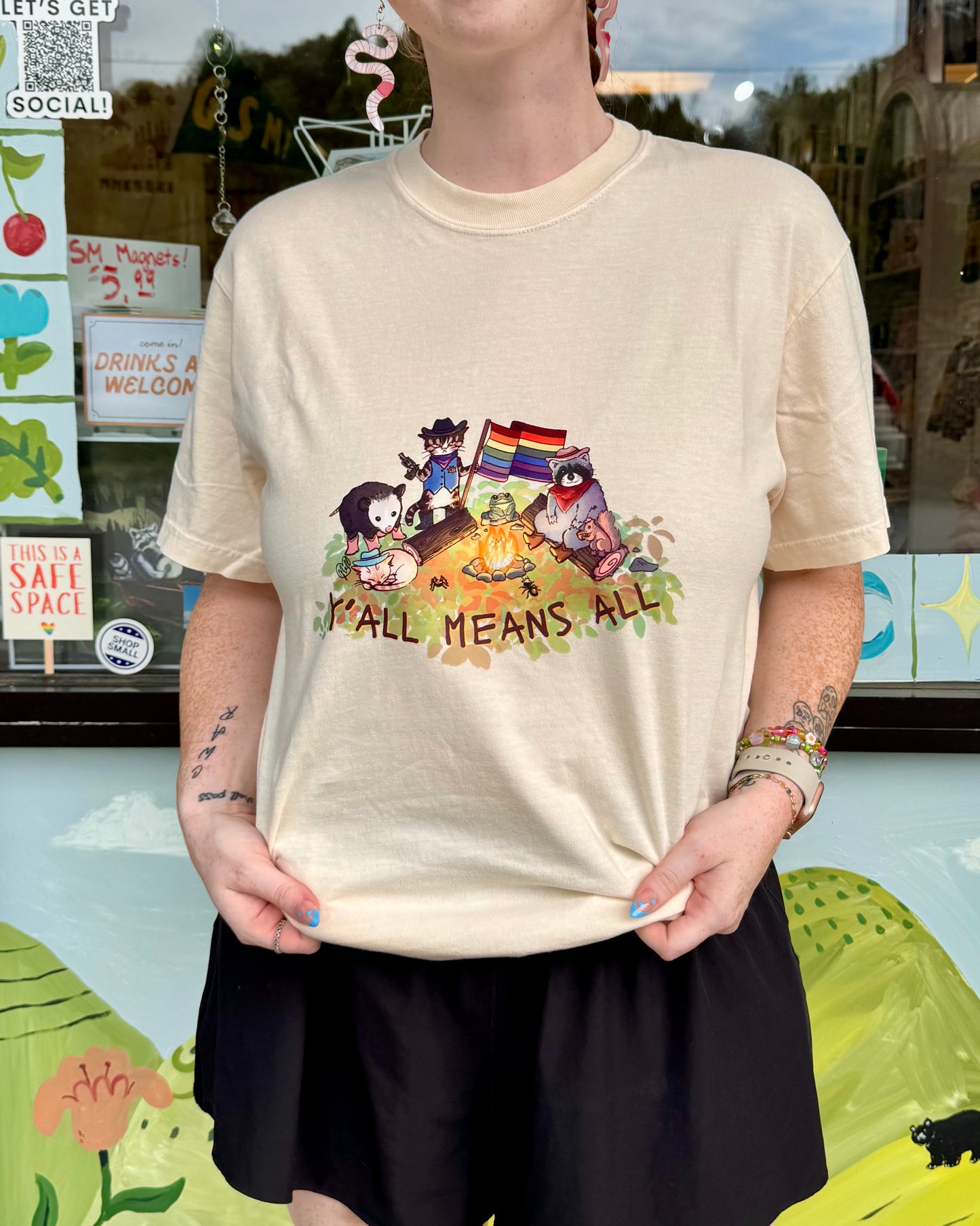 Y'all Means All Critter T-Shirt