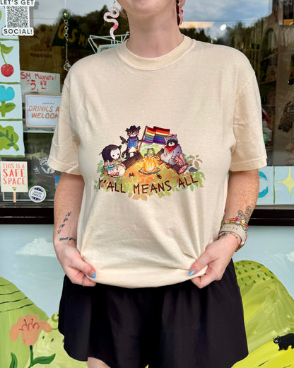 Y'all Means All Critter T-Shirt