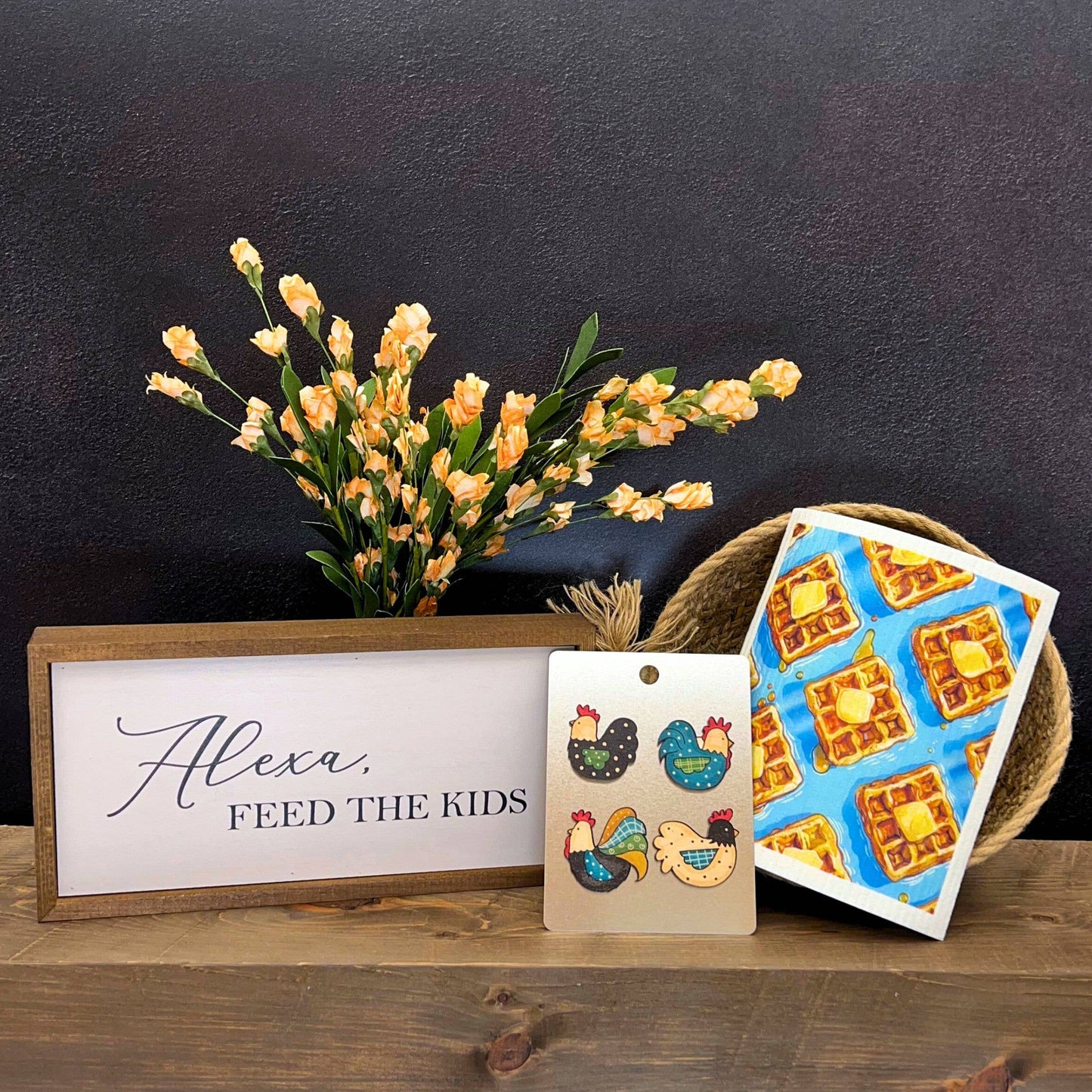 Waffle Patterned Swedish Dishcloth