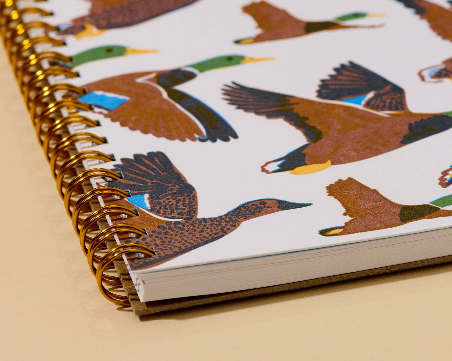 Flying Mallards A5 Spiral Notebook