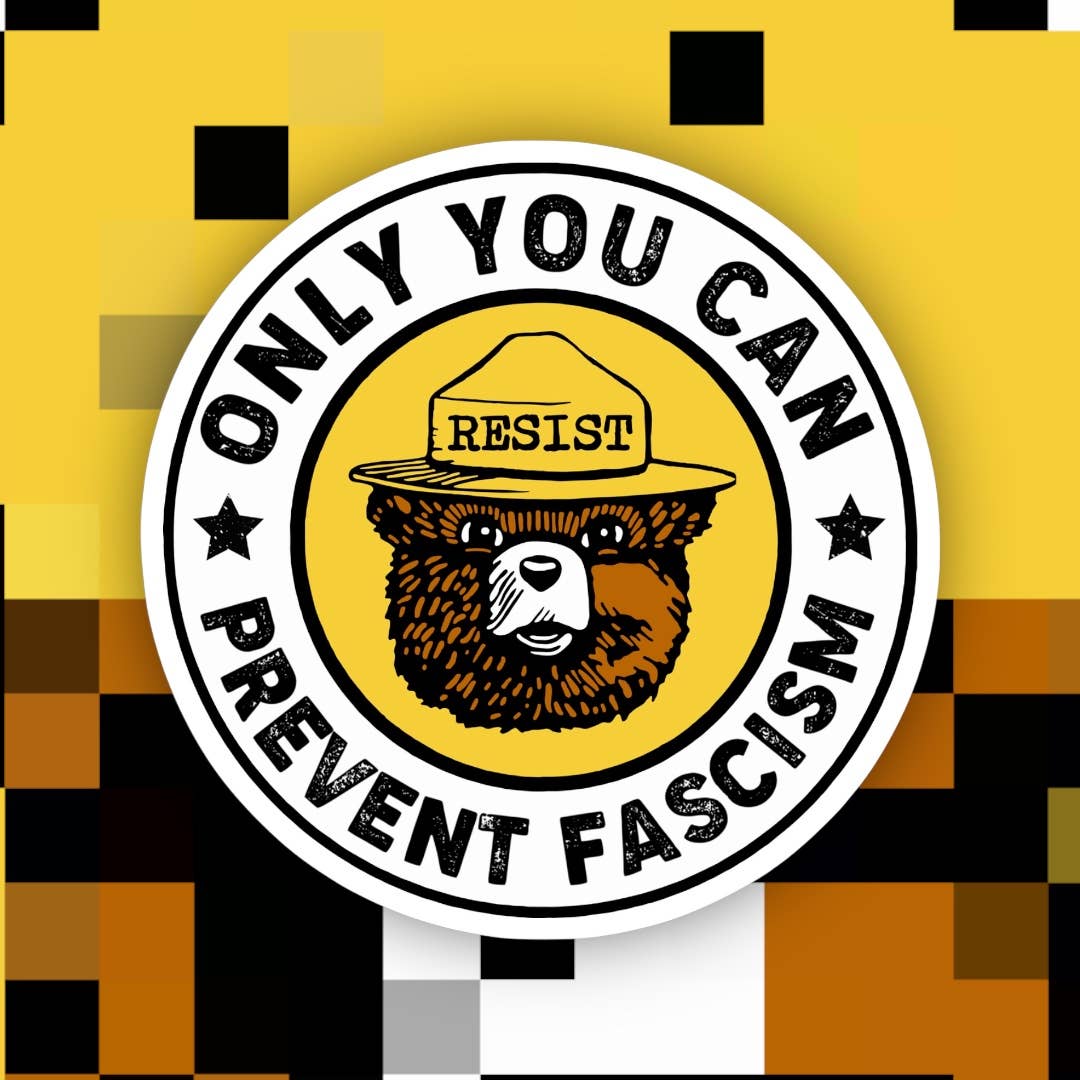 Prevent Fascism Resist Sticker