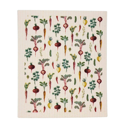 Root Vegetables Swedish Dishcloth