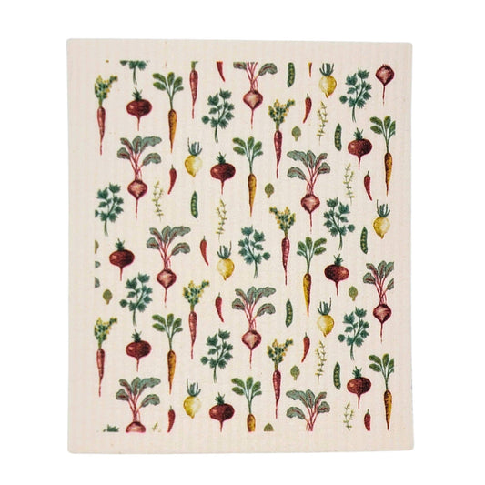 Root Vegetables Swedish Dishcloth