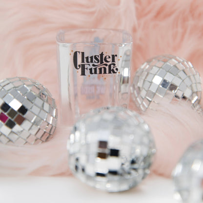 We Ride at Dusk Shot Glass