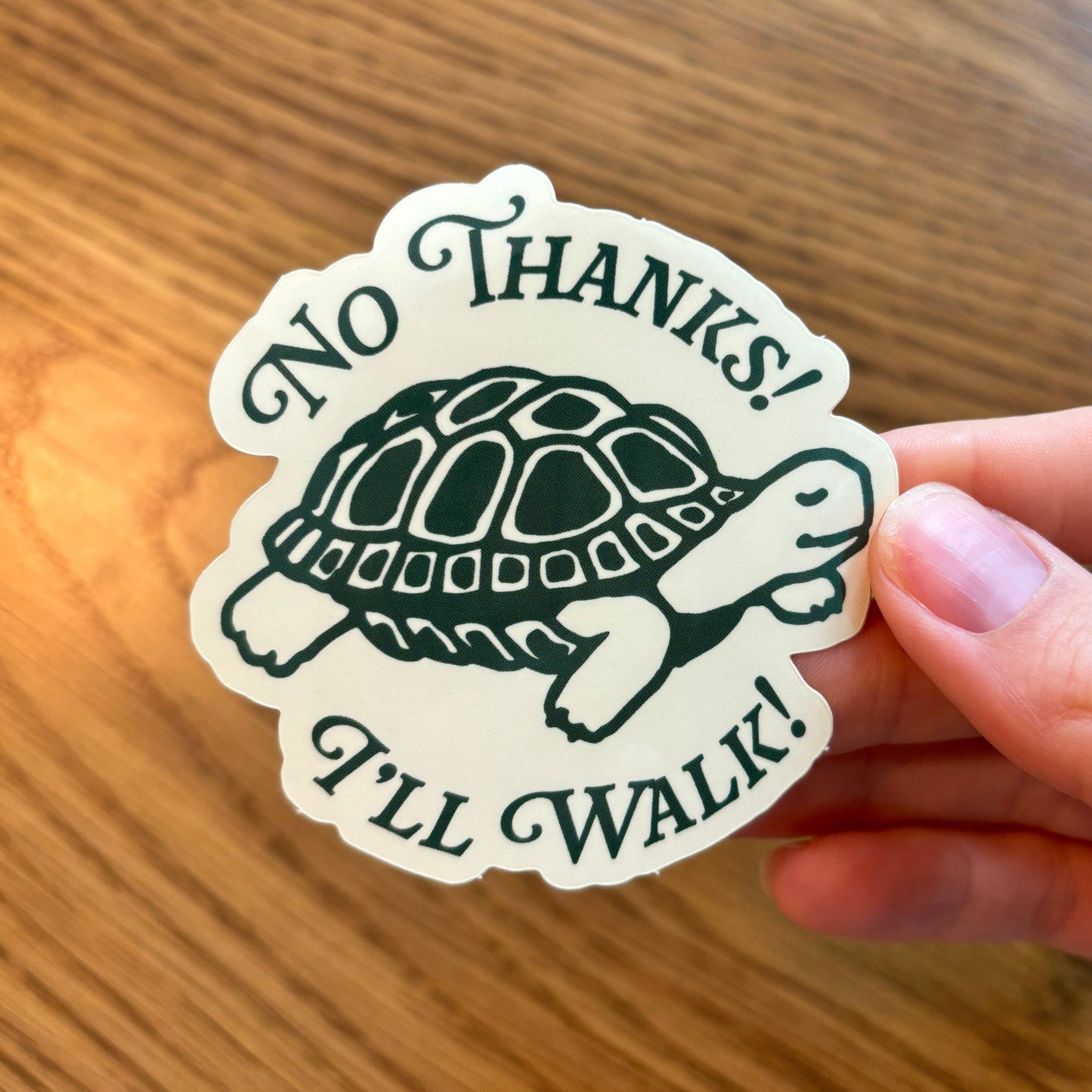 Walking Turtle Sticker