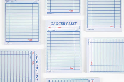 Grocery List Notepad