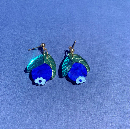 Baby Blueberry Earrings