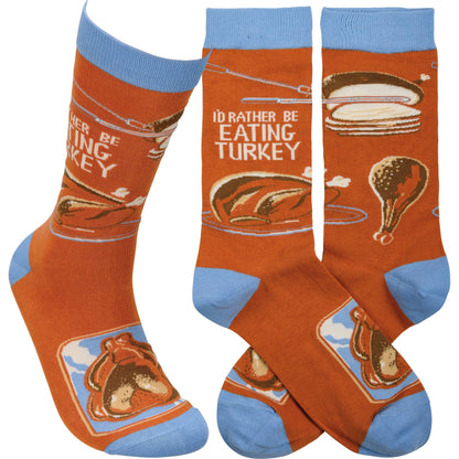 I'd Rather Be Eating Turkey Socks