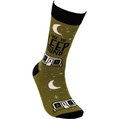 I Like To Sleep Around Socks