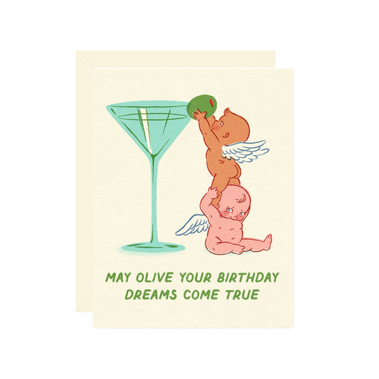Martini Dream Birthday Card