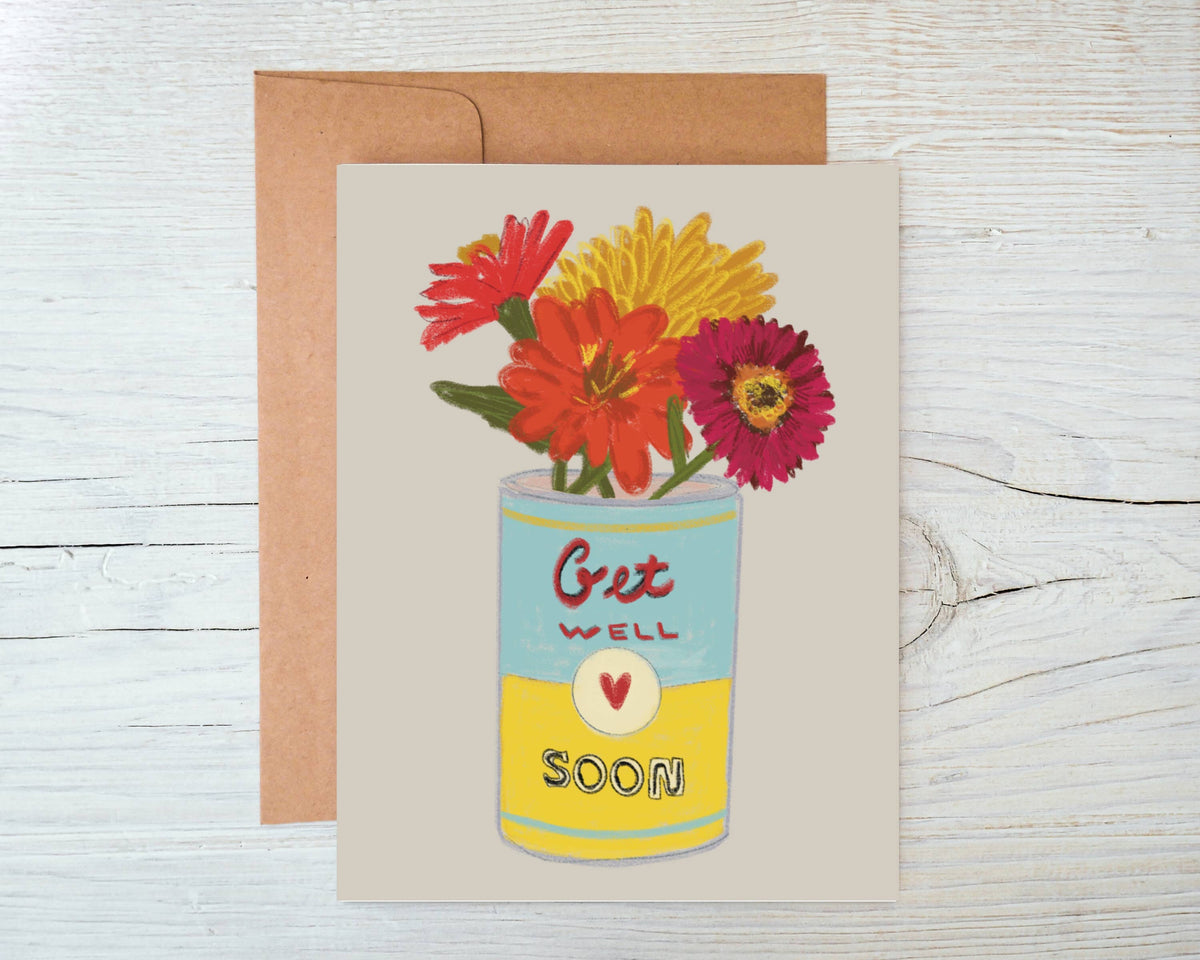 Get Well Soup Can Card  